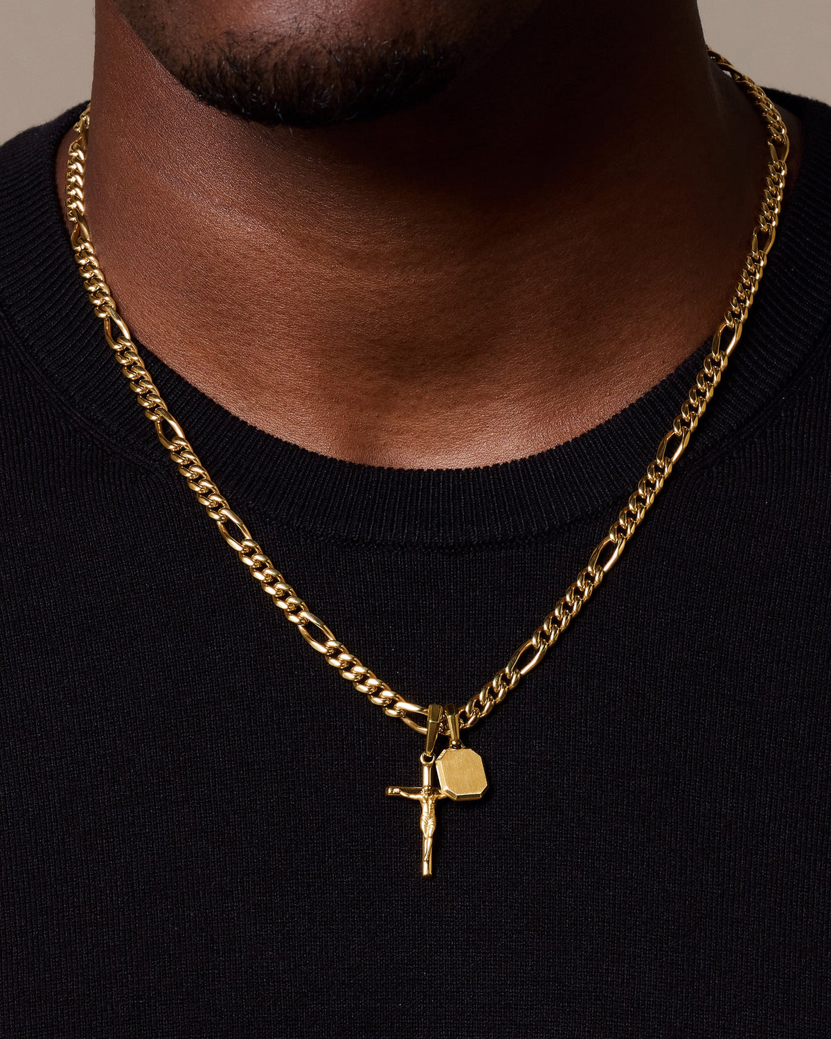 Crucifix Pendant Stack
