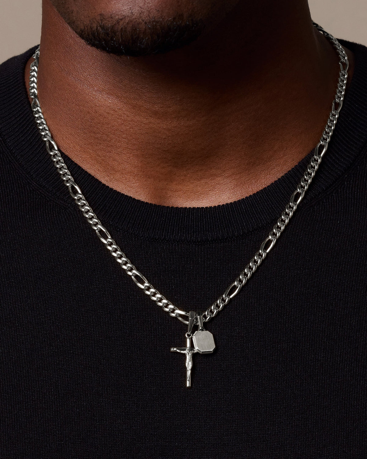 Crucifix Pendant Stack