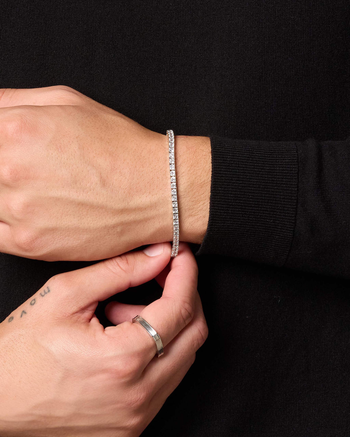 Tennis Bracelet Square Cut