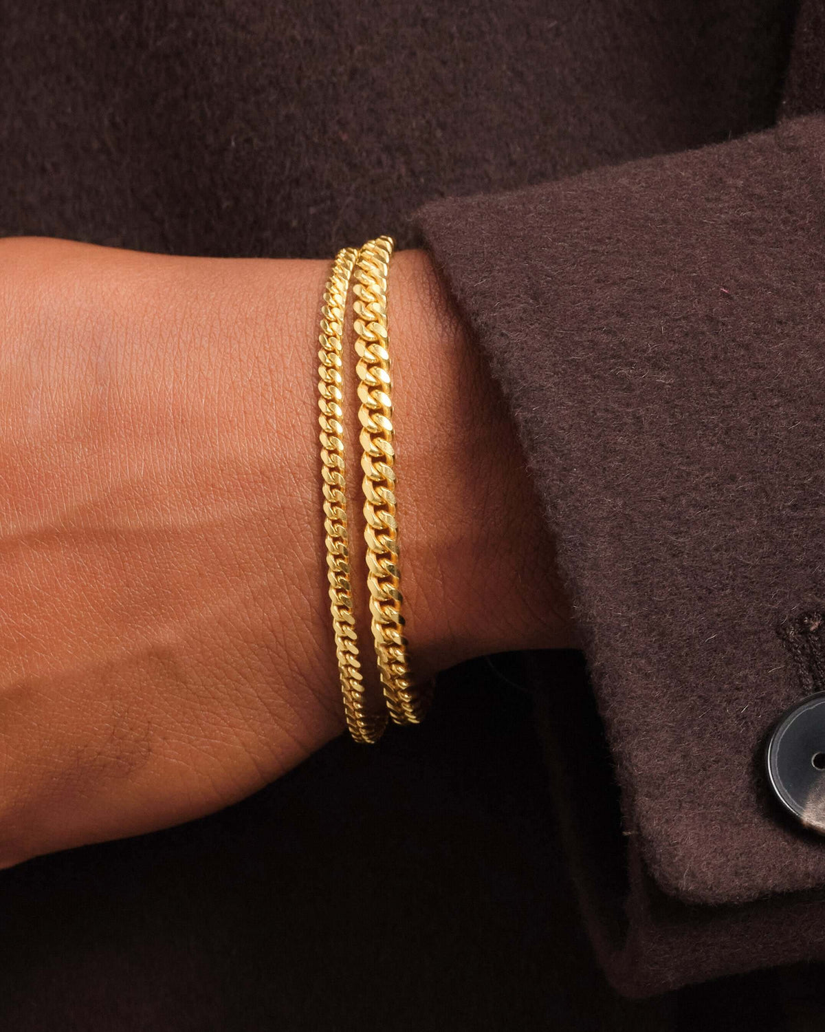 Cuban Link Bracelet Stack