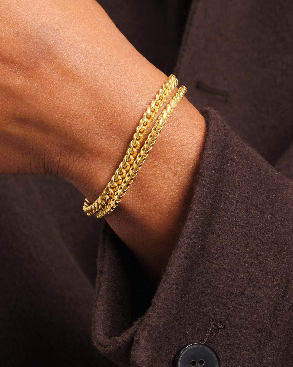 Cuban + Franco Bracelet Stack