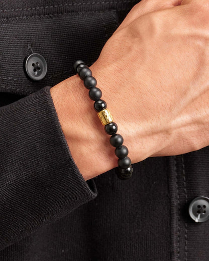 Hidden Hills Beaded Bracelet Gold
