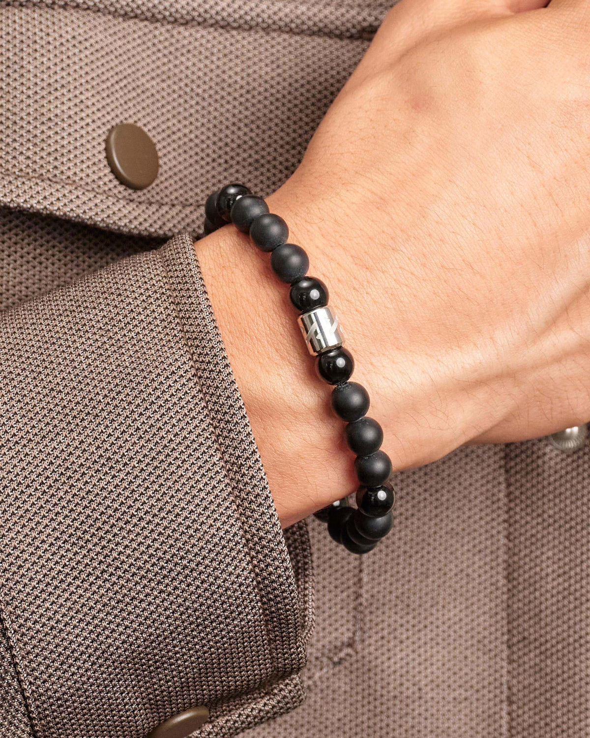 Hidden Hills Beaded Bracelet Silver