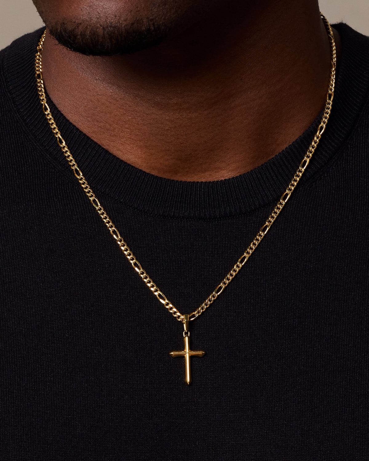 Architectural Cross Pendant