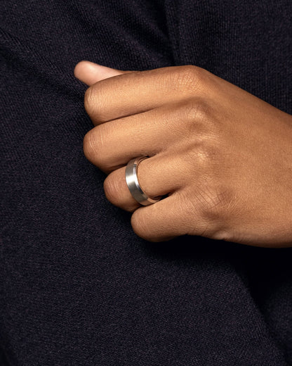 Brushed Beveled Edge Band 7mm