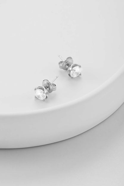 Classic Round Stud Earrings 5mm