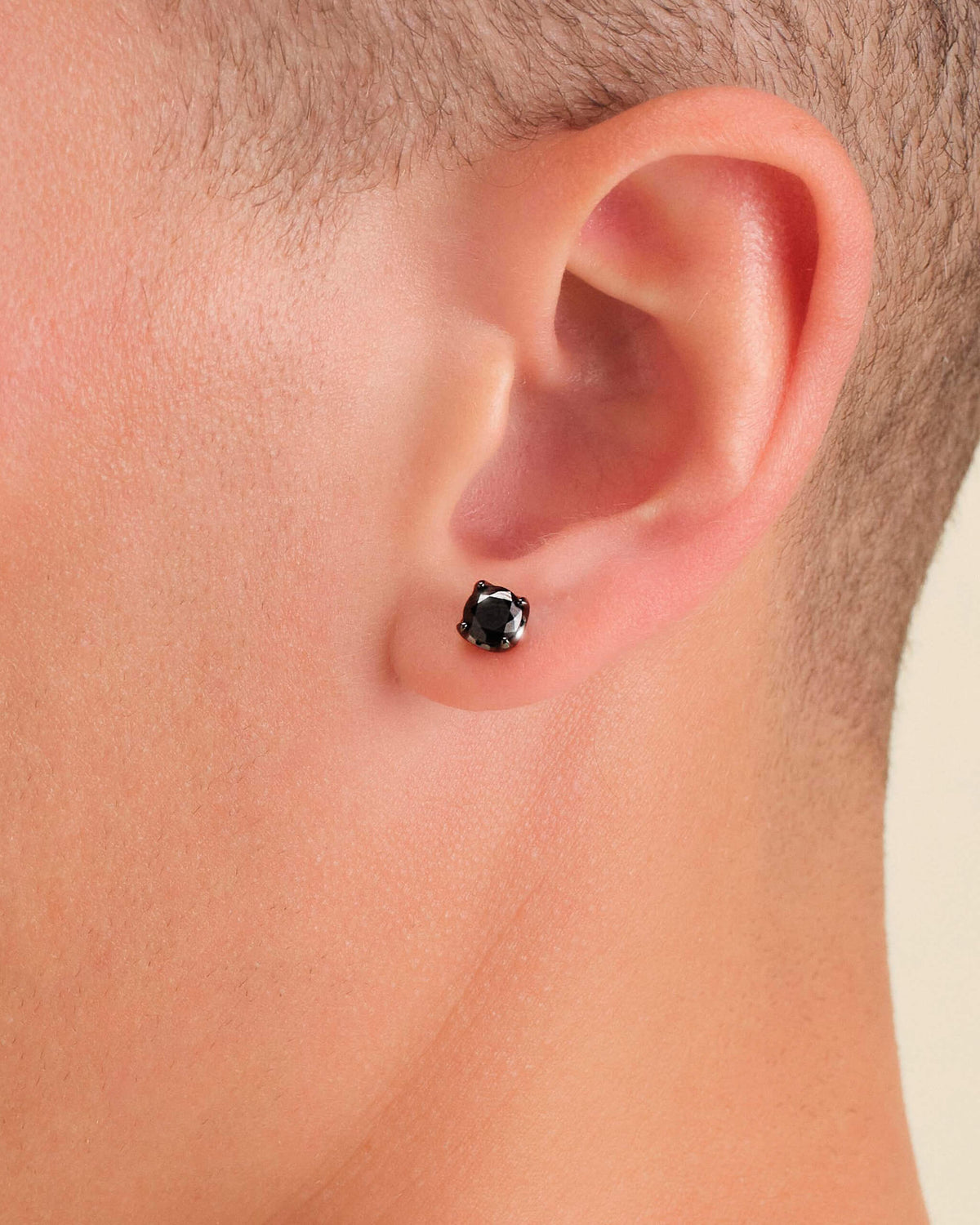 Classic Round Stud Earrings 5mm