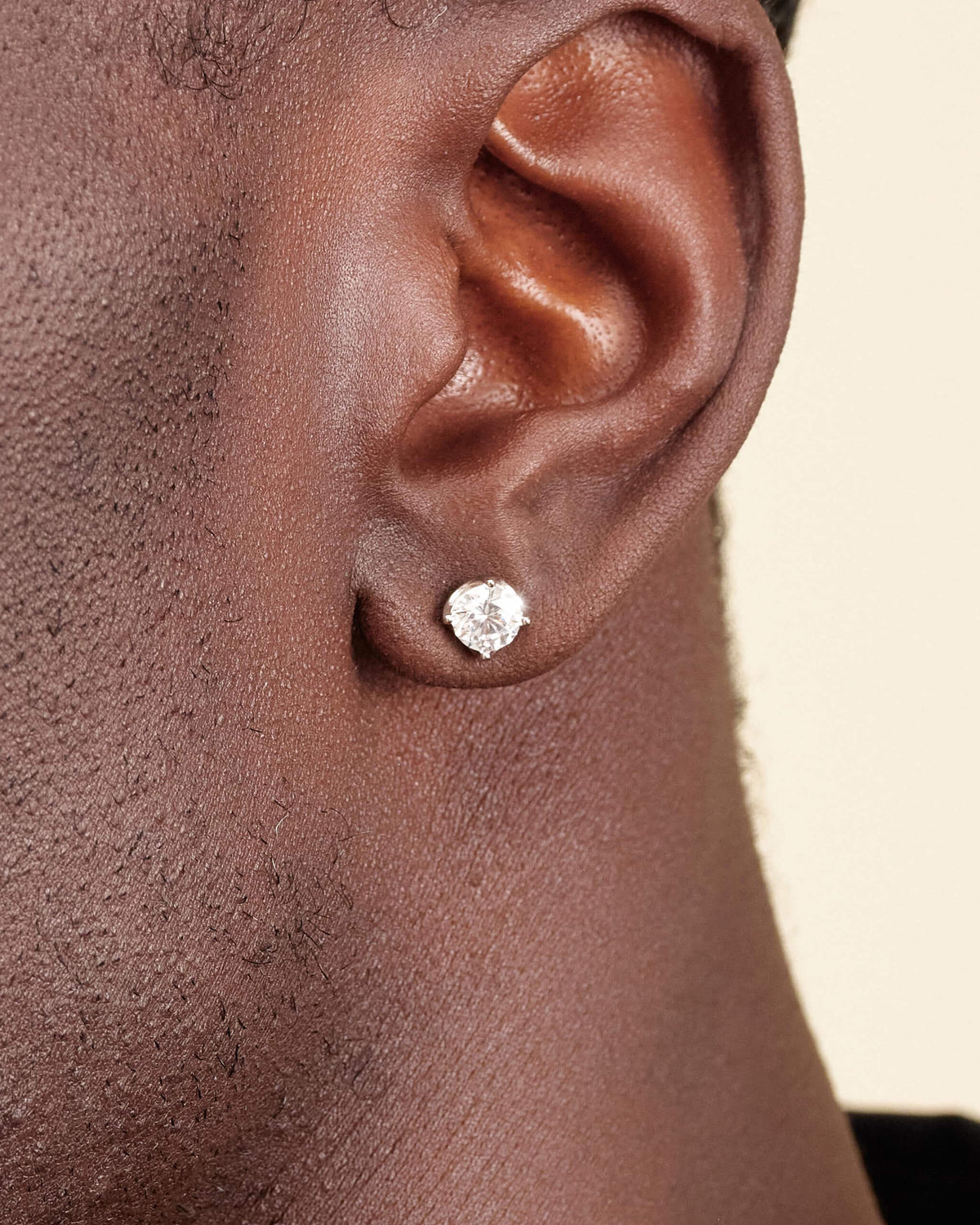 Classic Round Stud Earrings 5mm