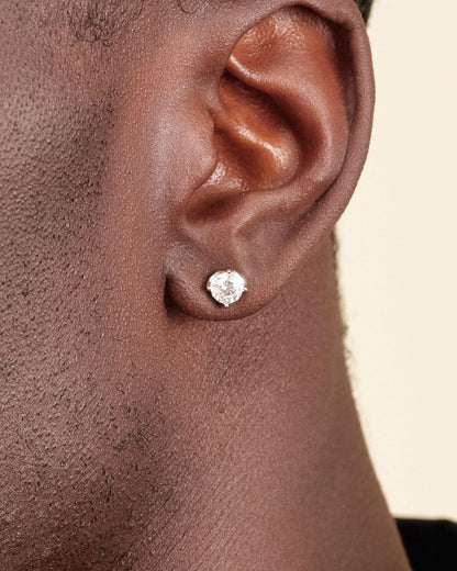 Classic Round Stud Earrings 5mm