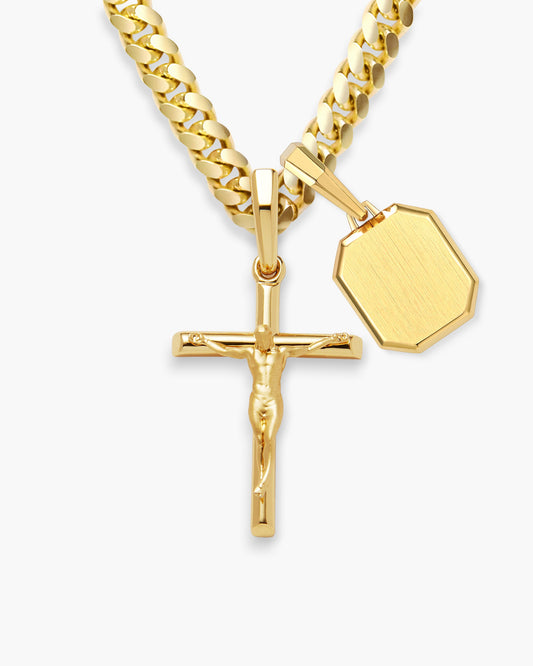 Crucifix Pendant Stack