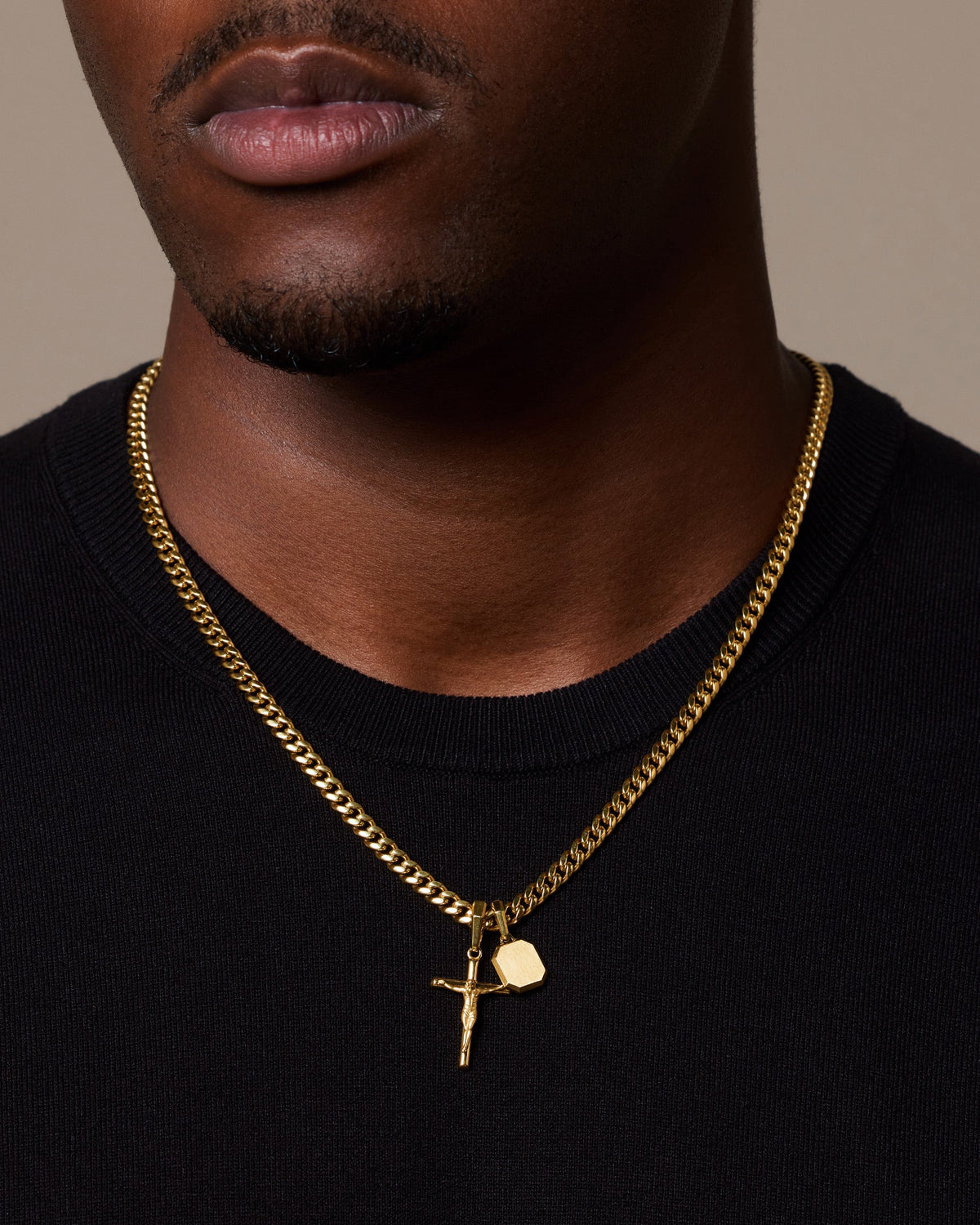 Crucifix Pendant Stack