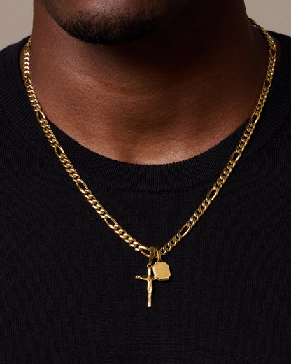 Crucifix Pendant Stack