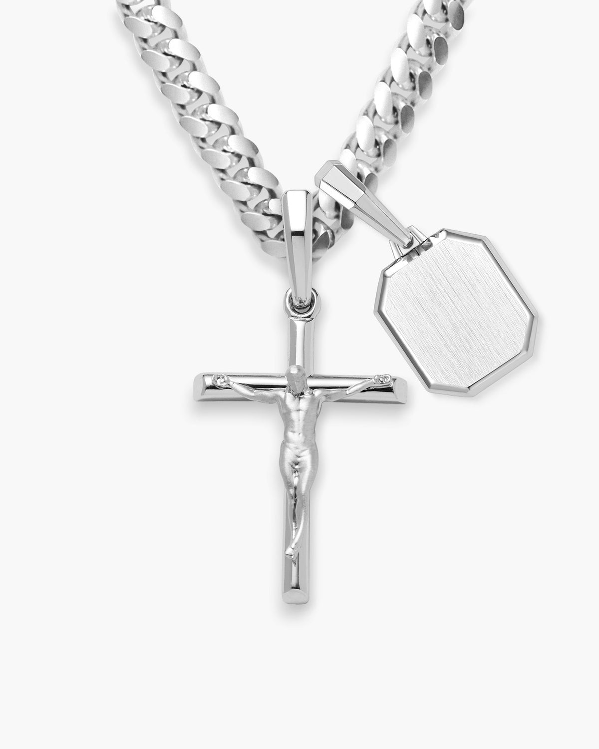 Crucifix Pendant Stack