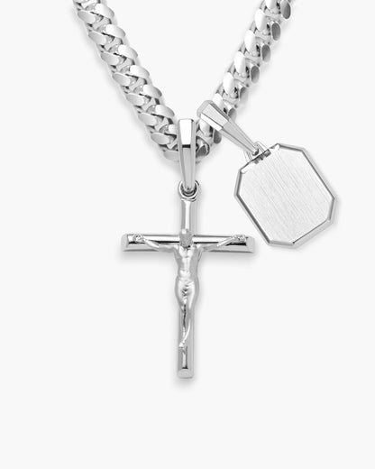 Crucifix Pendant Stack