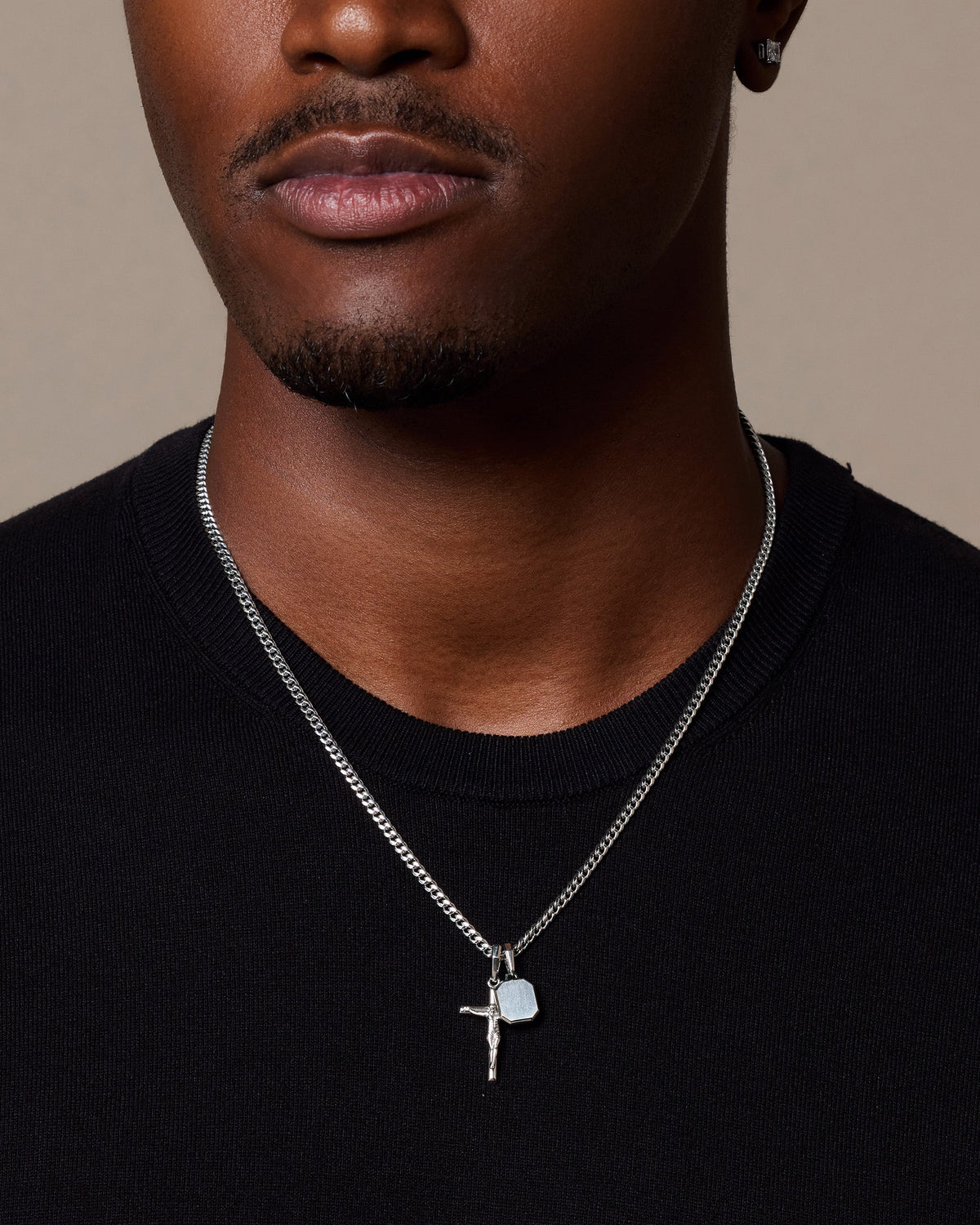 Crucifix Pendant Stack