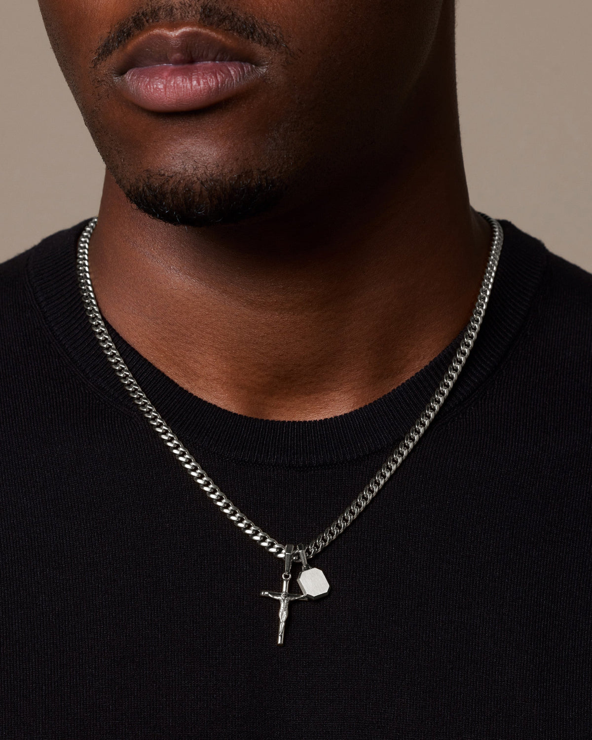 Crucifix Pendant Stack