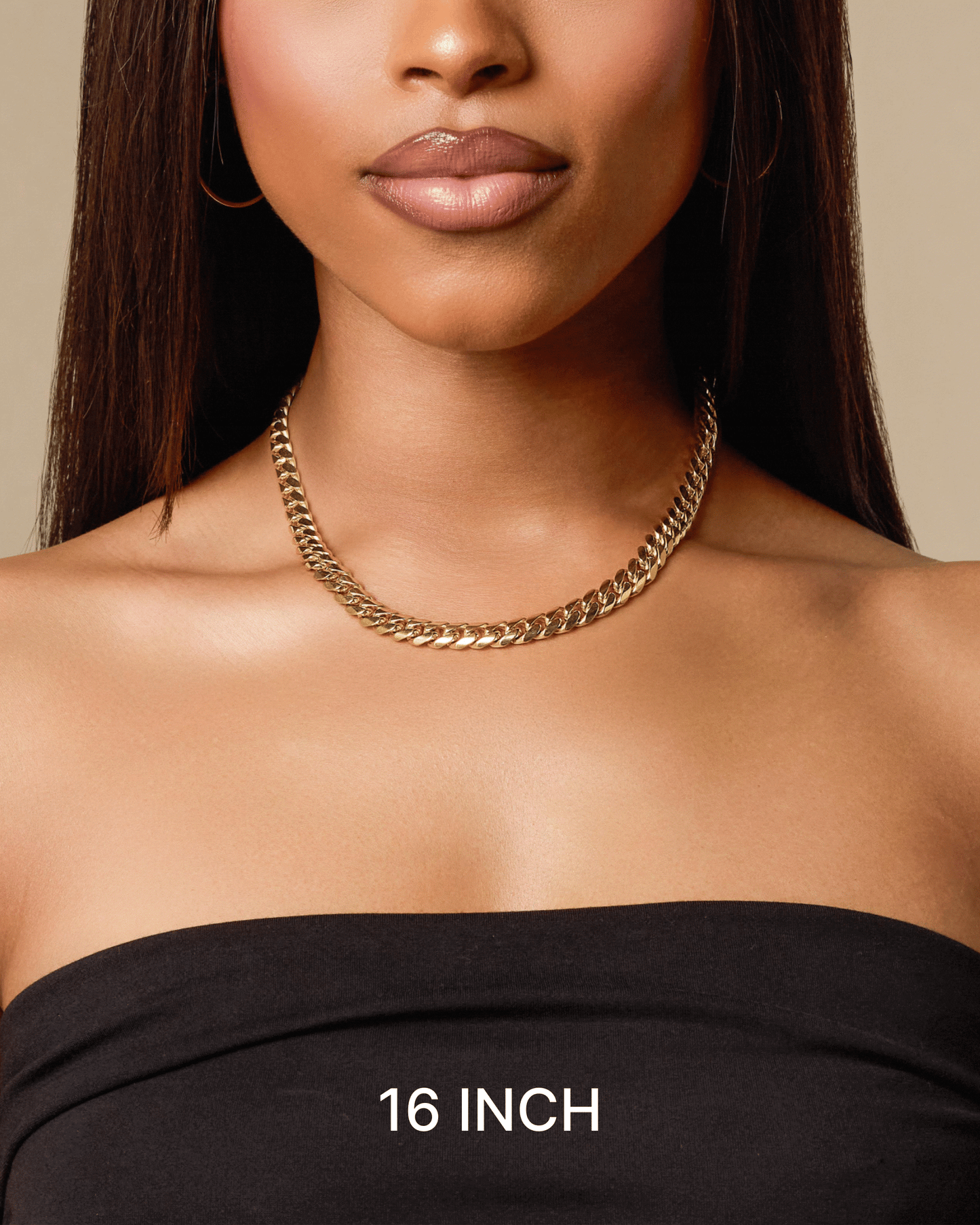 Women's Cuban Link Chain 8mm