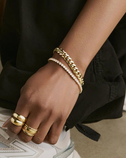 Women's Cuban Link Bracelet 8mm