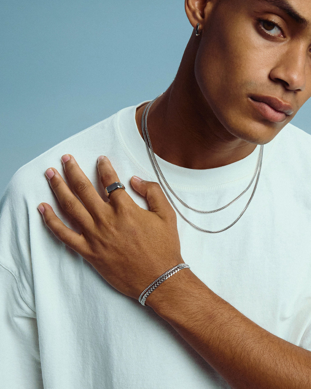 Cuban Link Bracelet Stack