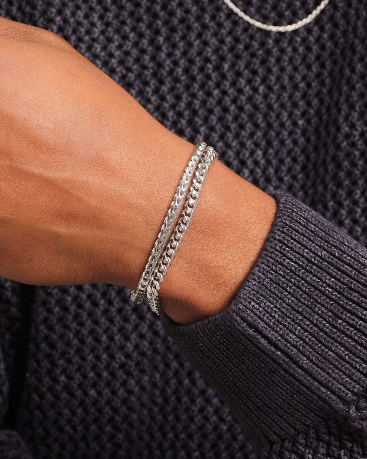 Cuban + Franco Bracelet Stack