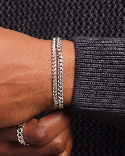 Cuban + Franco Bracelet Stack