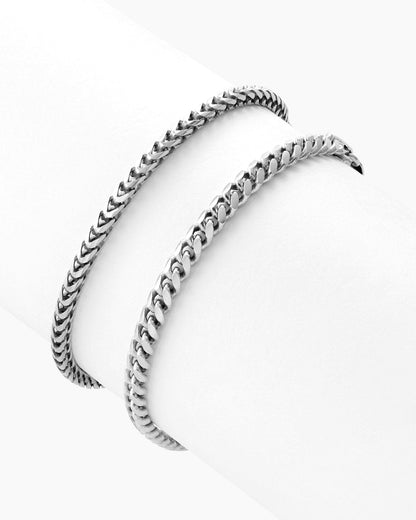 Cuban + Franco Bracelet Stack
