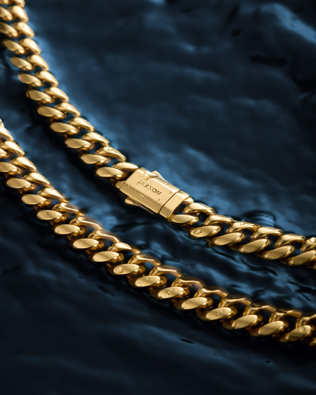 JX1 Automatic Watch + Cuban Link Chain 8mm