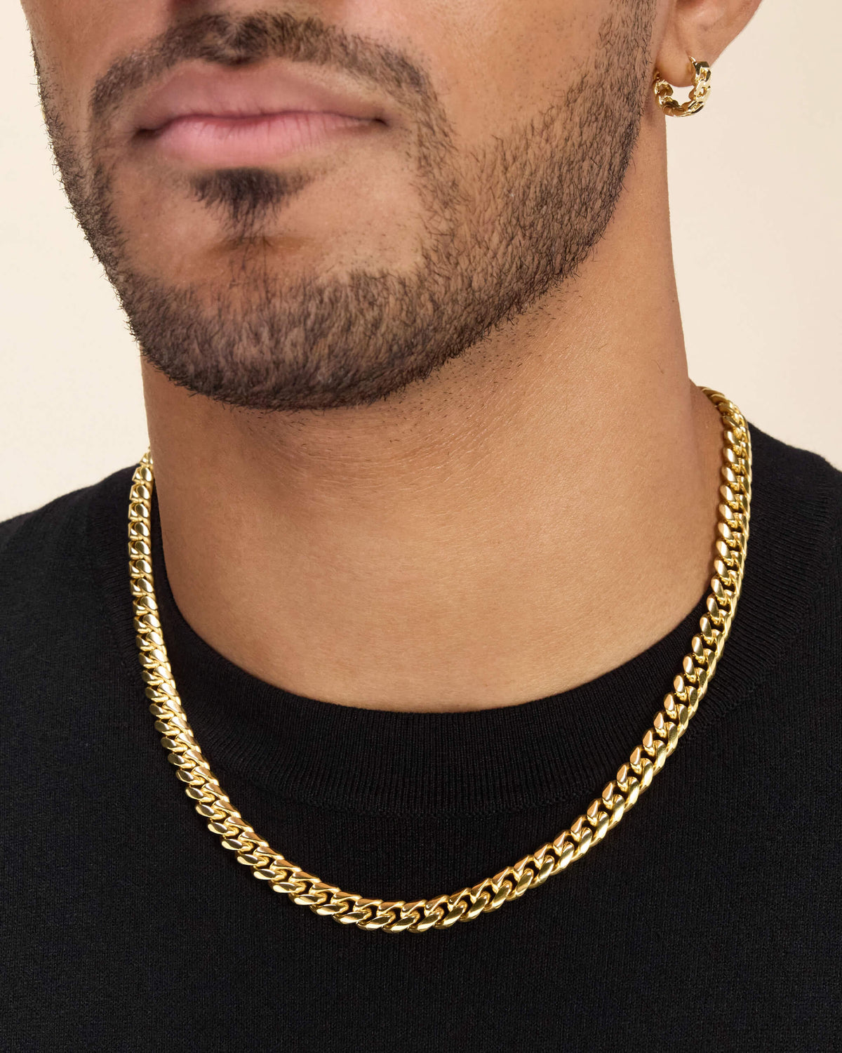 JX1 Automatic Watch + Cuban Link Chain 8mm