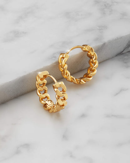 Cuban Link Earrings