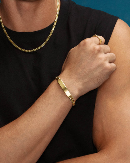 Cuban Link ID Bracelet 8mm