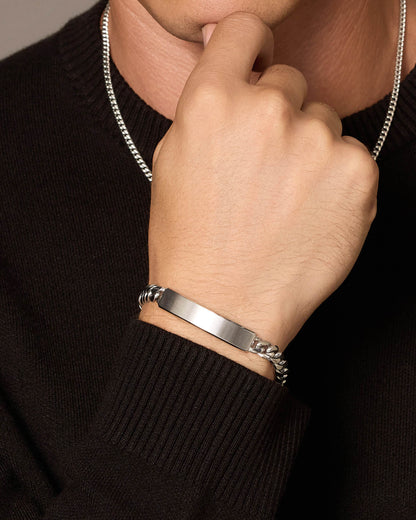 Cuban Link ID Bracelet 8mm