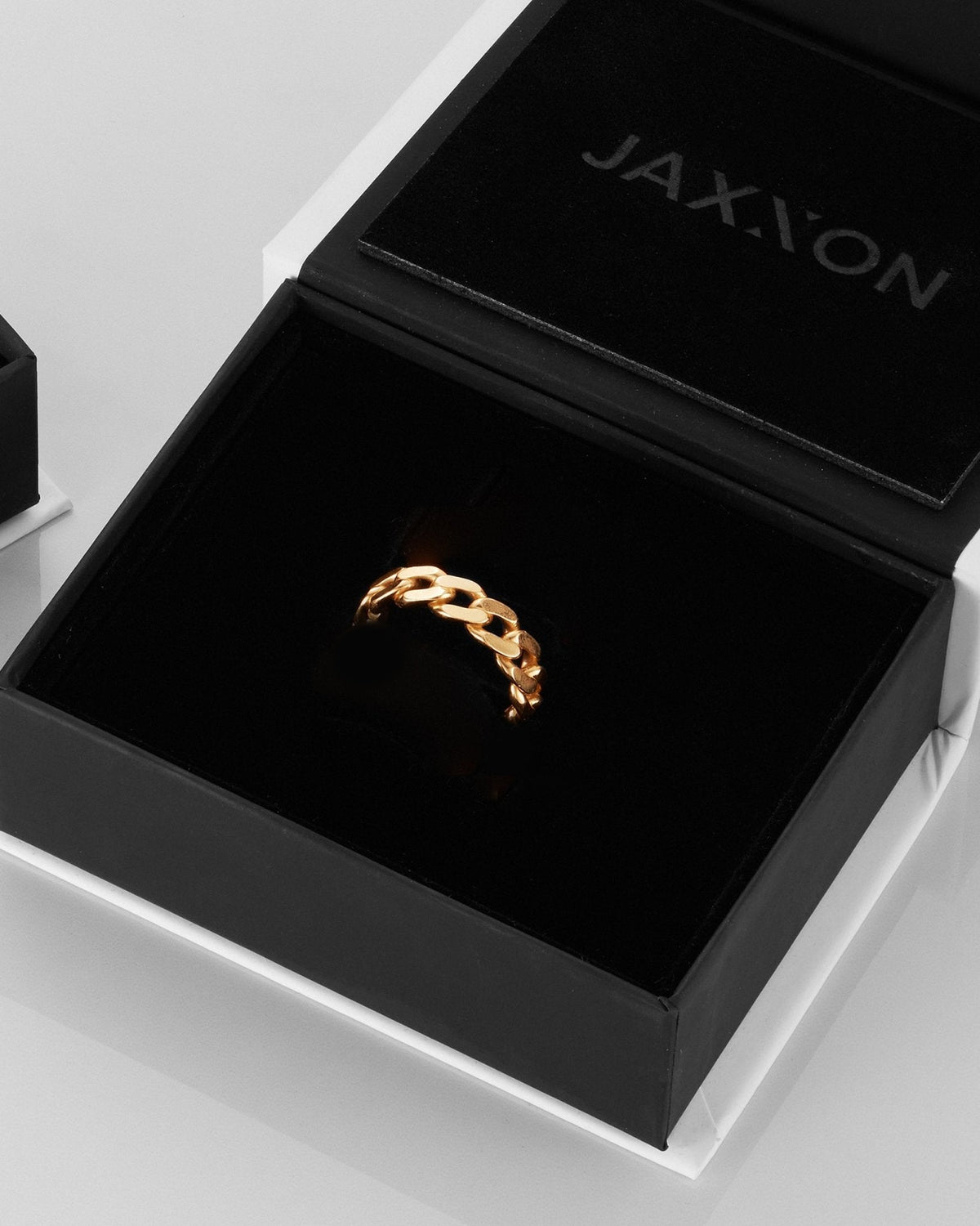 Women's Cuban Link Ring Gold