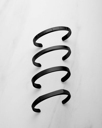 Ace Cuff Bracelet - Black