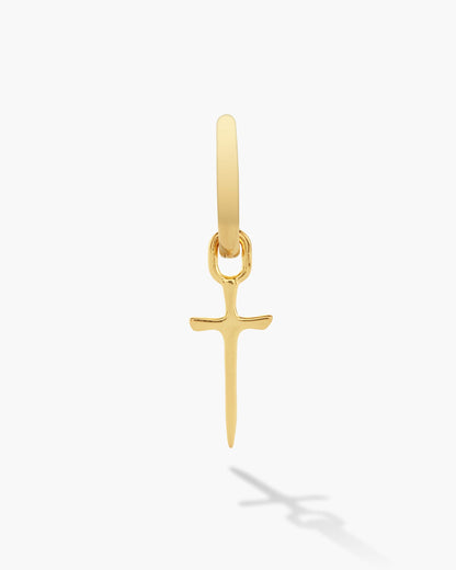 Dagger Cross Earring
