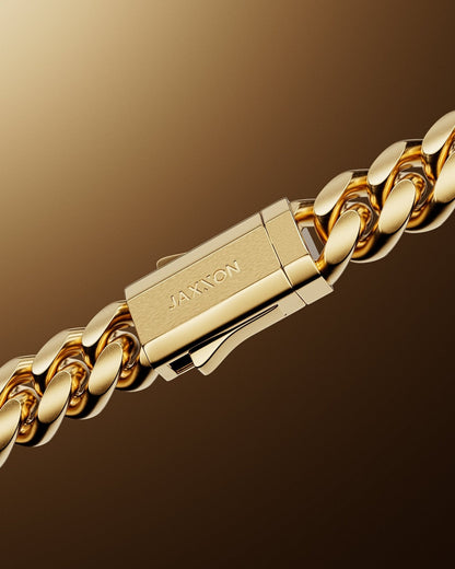 JX1 Automatic Watch + Cuban Link Bracelet 8mm