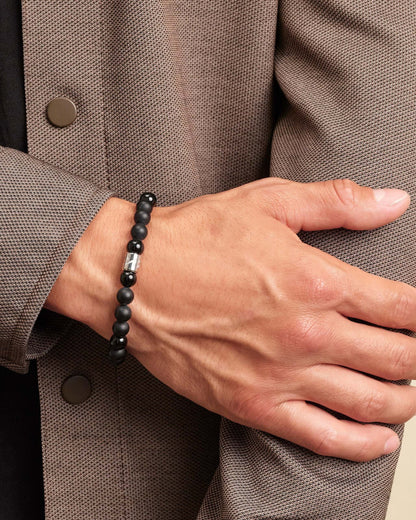 Hidden Hills Beaded Bracelet Silver