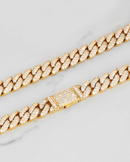 Iced Out Cuban Set 8mm
