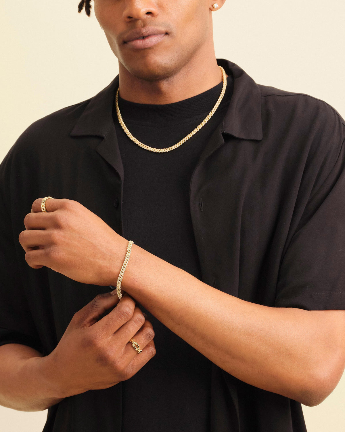Iced Out Cuban Set 5mm