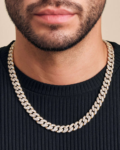 Iced Out Cuban Link Chain 10mm