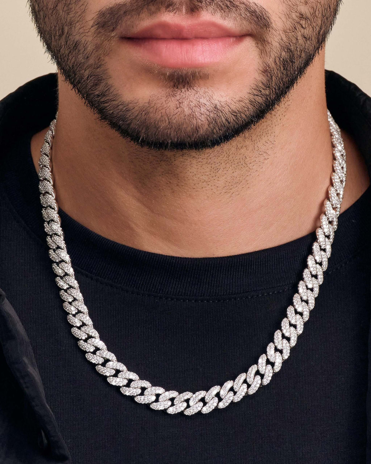 Iced Out Cuban Link Chain 10mm