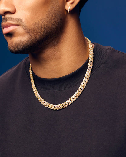 Iced Out Cuban Link Chain 10mm