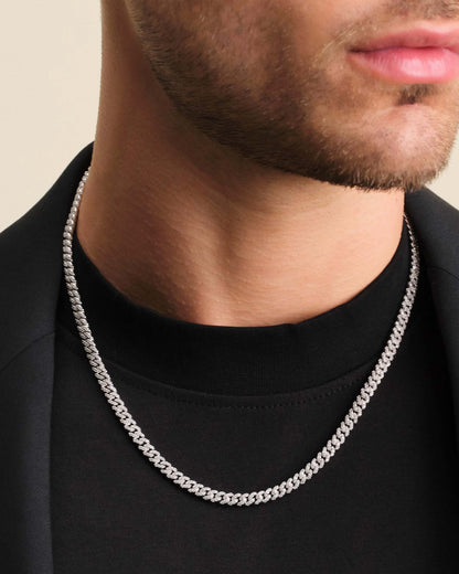 Iced Out Cuban Link Chain 5mm