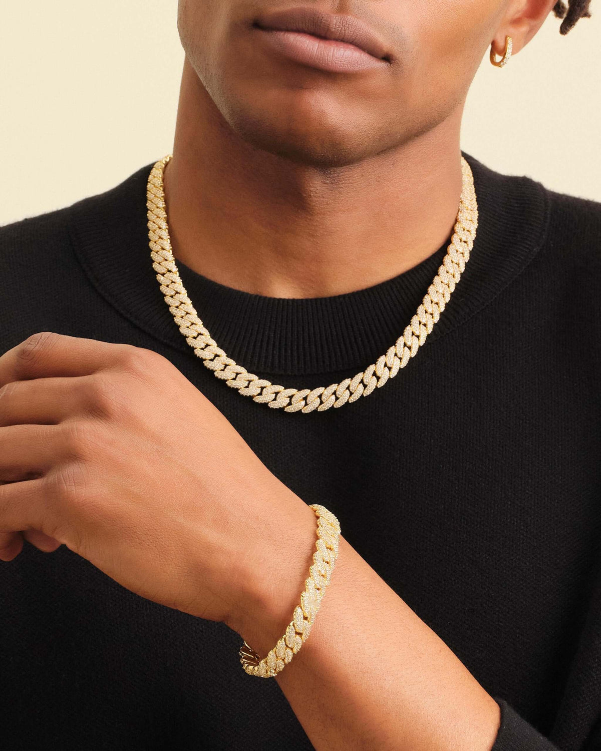 Iced Out Cuban Set 10mm
