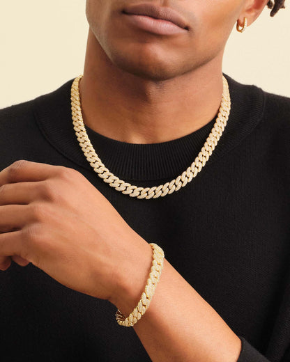 Iced Out Cuban Set 10mm