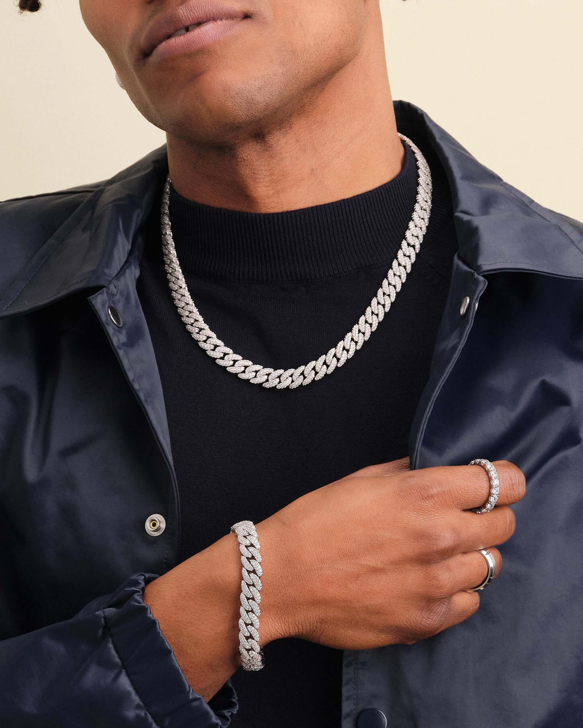 Iced Out Cuban Set 10mm