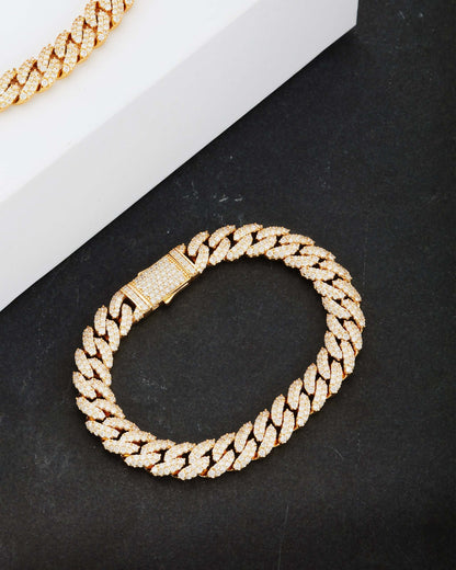 Iced Out Cuban Link Bracelet 10mm