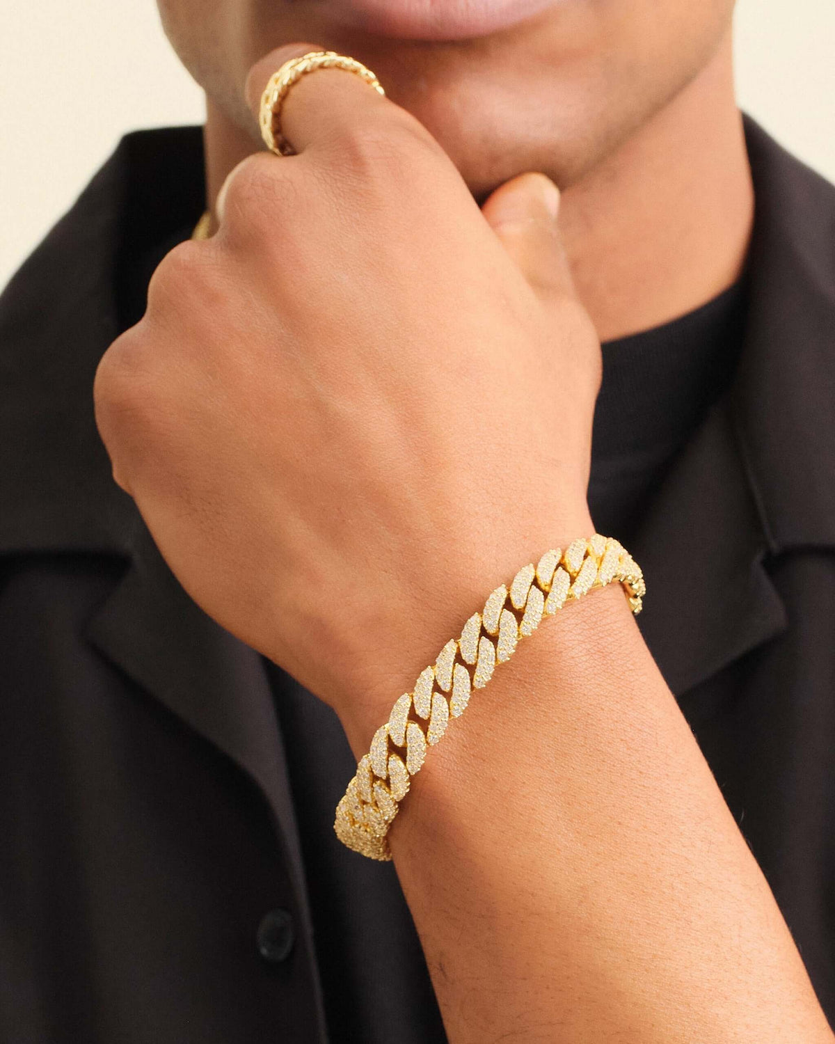 Iced Out Cuban Link Bracelet 10mm