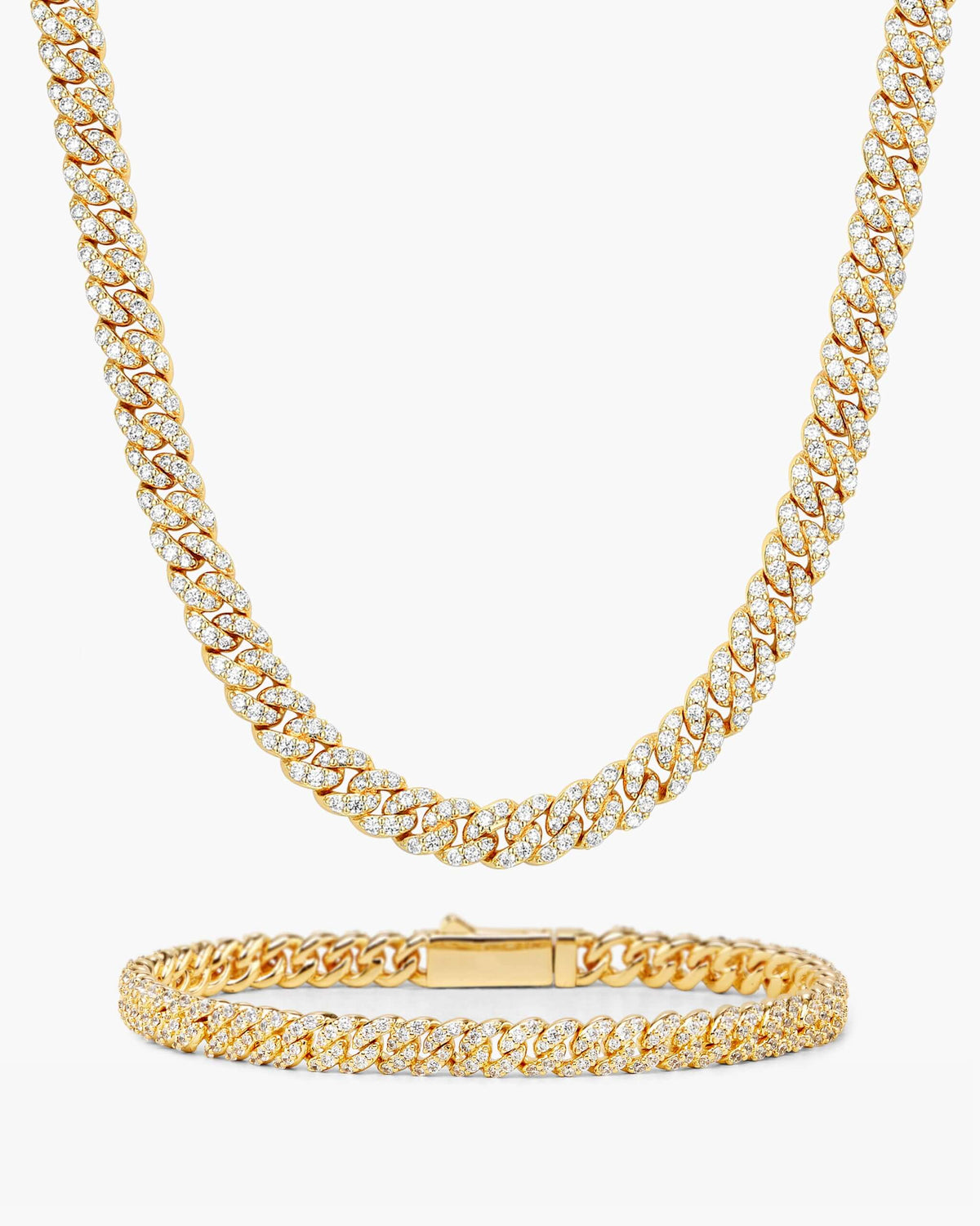Iced Out Cuban Set 5mm