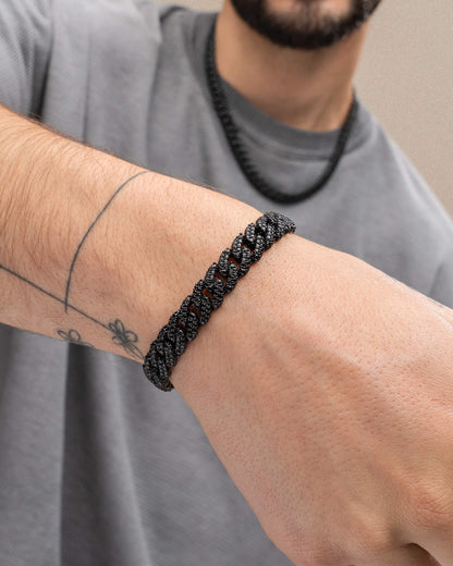Iced Out Cuban Link Bracelet 10mm