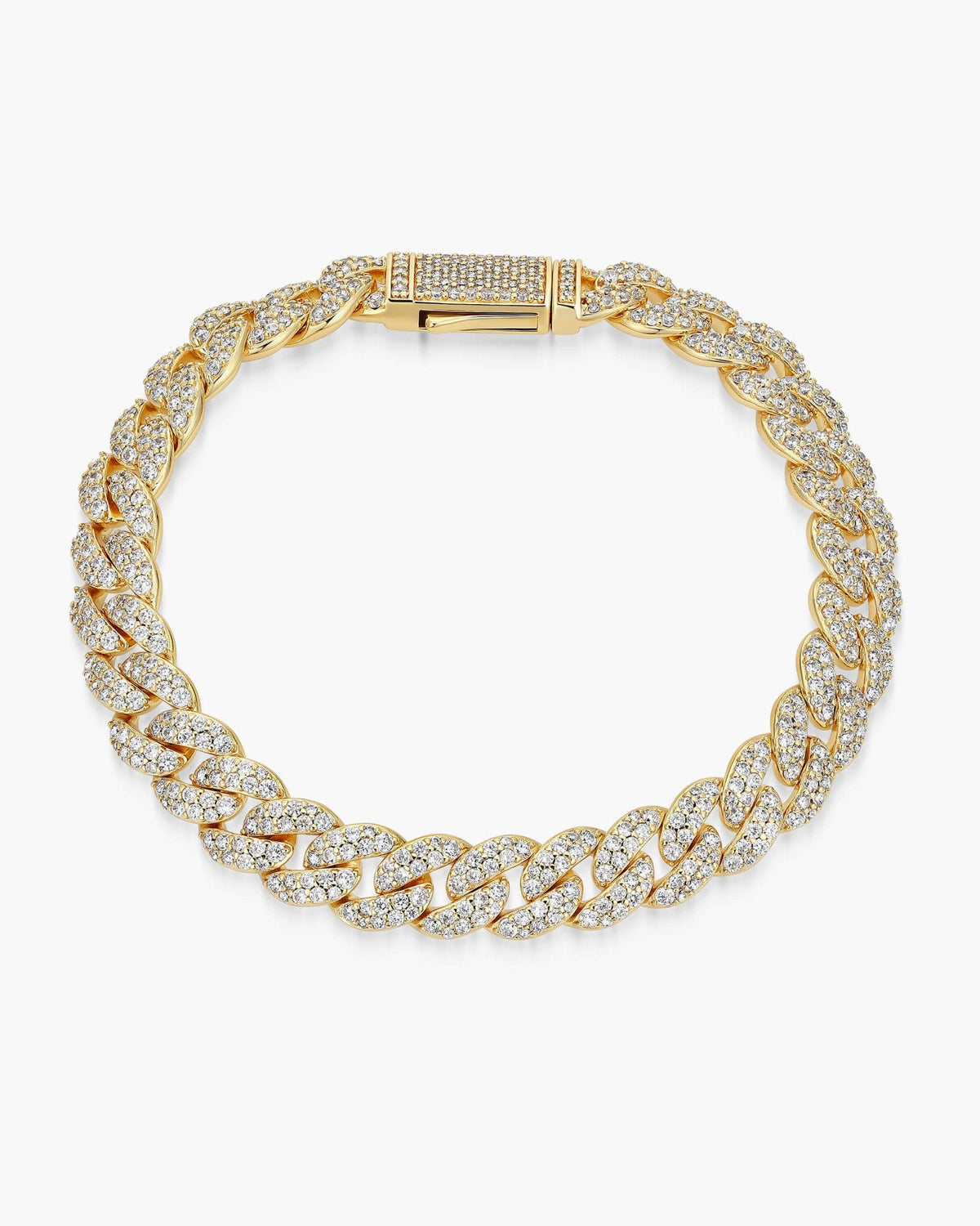 Iced Out Cuban Link Bracelet 8mm